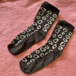 Alte Leopardensocken